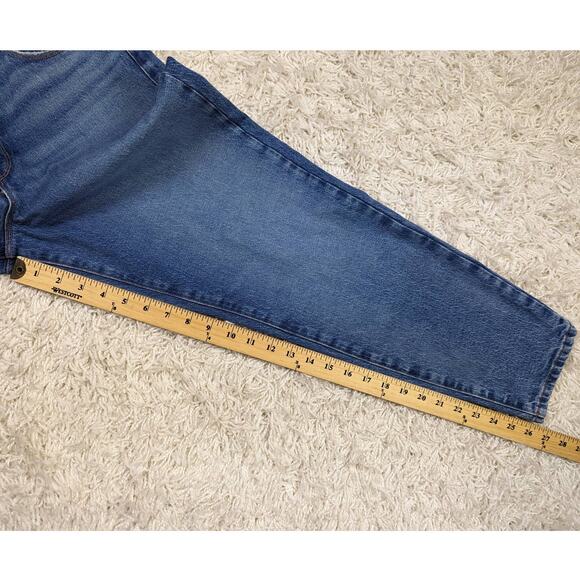 Good American High Rise Tapered Jeans Size 2/26 - Picture 8 of 11